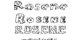 Coloriage Rosene