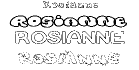 Coloriage Rosianne