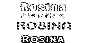 Coloriage Rosina