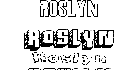 Coloriage Roslyn