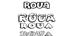 Coloriage Roua