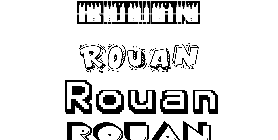 Coloriage Rouan