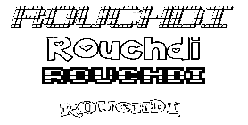 Coloriage Rouchdi