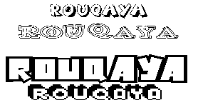 Coloriage Rouqaya