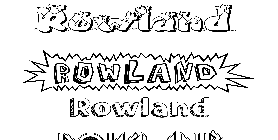 Coloriage Rowland