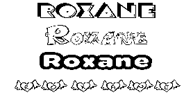 Coloriage Roxane