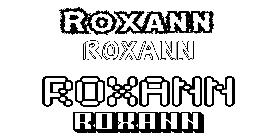 Coloriage Roxann