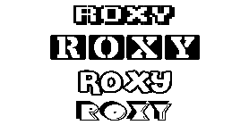 Coloriage Roxy