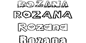 Coloriage Rozana