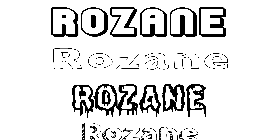 Coloriage Rozane
