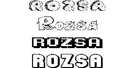 Coloriage Rózsa