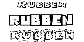 Coloriage Rubben