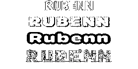 Coloriage Rubenn