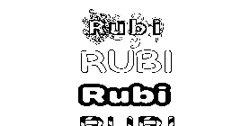 Coloriage Rubi