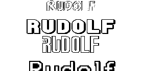 Coloriage Rudolf