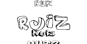 Coloriage Ruiz