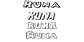 Coloriage Runa