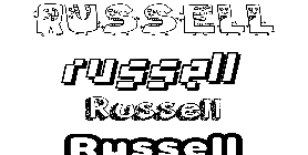 Coloriage Russell