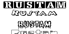 Coloriage Rustam