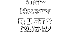 Coloriage Rusty