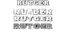 Coloriage Rutger