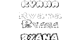 Coloriage Ryana