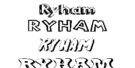 Coloriage Ryham