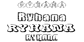 Coloriage Ryhana