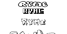 Coloriage Ryme