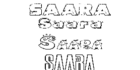 Coloriage Saara