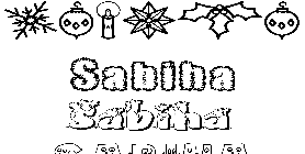 Coloriage Sabiha