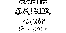 Coloriage Sabir