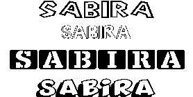 Coloriage Sabira