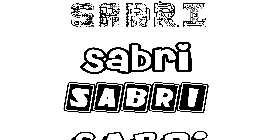 Coloriage Sabri