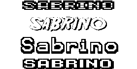 Coloriage Sabrino