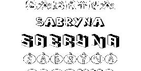 Coloriage Sabryna