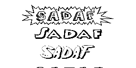 Coloriage Sadaf