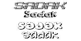 Coloriage Sadak