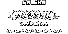 Coloriage Sadika