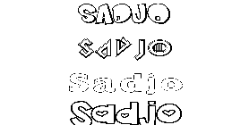 Coloriage Sadjo