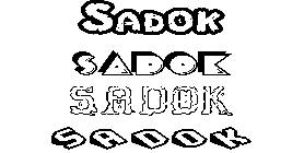 Coloriage Sadok