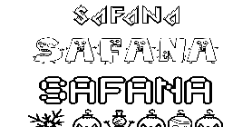 Coloriage Safana