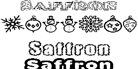 Coloriage Saffron