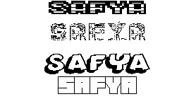 Coloriage Safya
