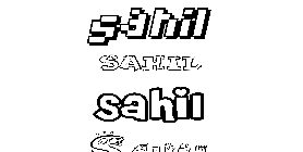 Coloriage Sahil