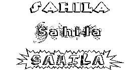 Coloriage Sahila
