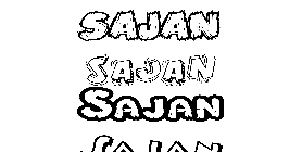 Coloriage Sajan