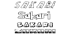 Coloriage Sakari