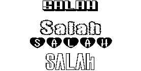 Coloriage Salah