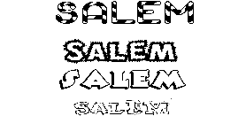 Coloriage Salem